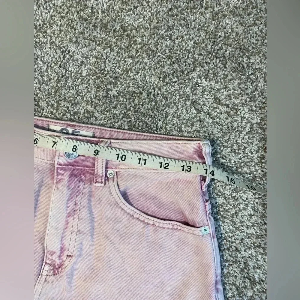 We The Free by Free People - Bailey Denim Skirt in Pink - Size 25 - Picture 7 of 8